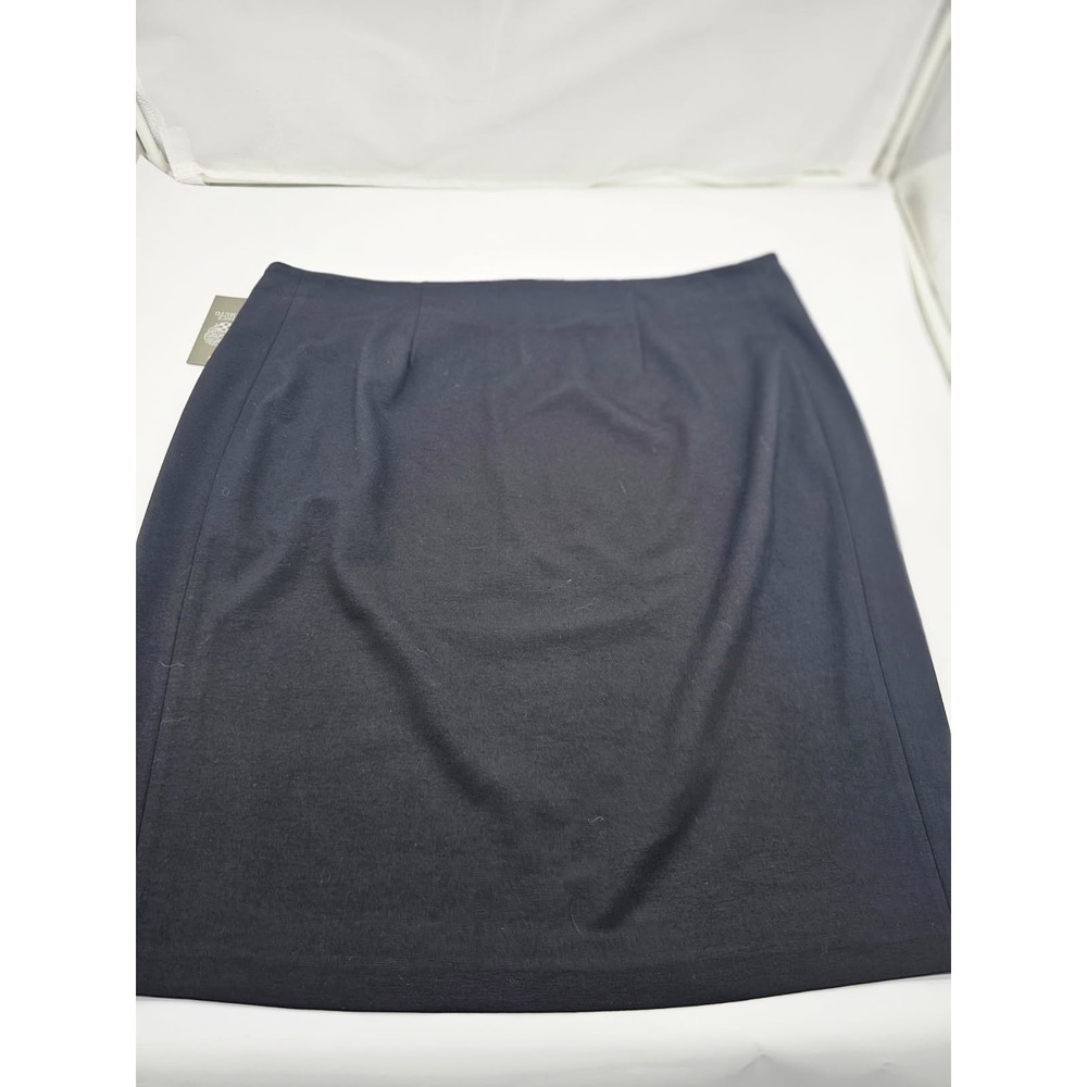NWT VINCE CAMUTO WOMENS PLUS SIZE 2X RICH BLACK PULL ON SKIRT STRETCH - Picture 2 of 9